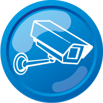 Surveillance par caméras des emplacements caravane loués dans le hangar 