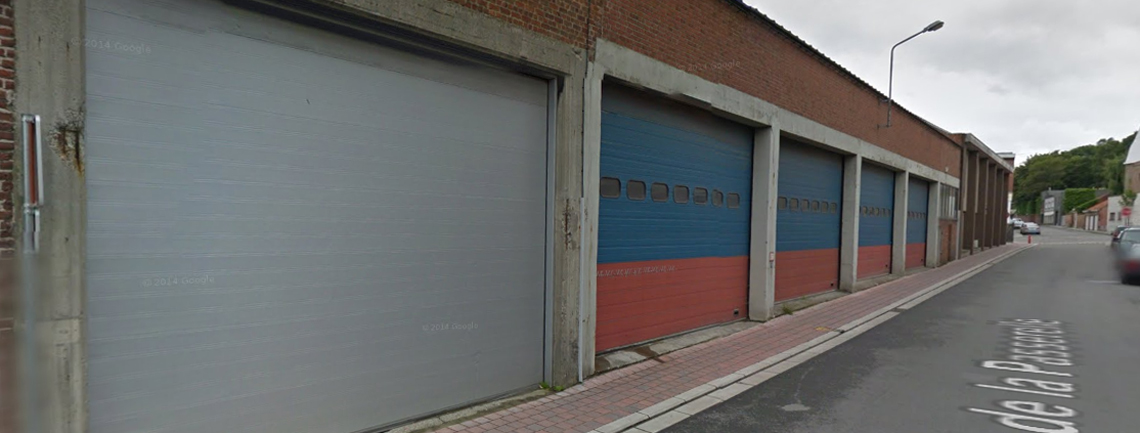 Photo du hangar des emplacements caravane à louer à Mouscron